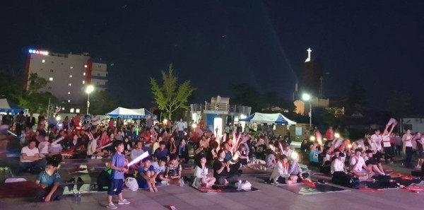 진도군, 월드컵 승리 기원 단체 응원전 철마광장에서 개최2.jpg