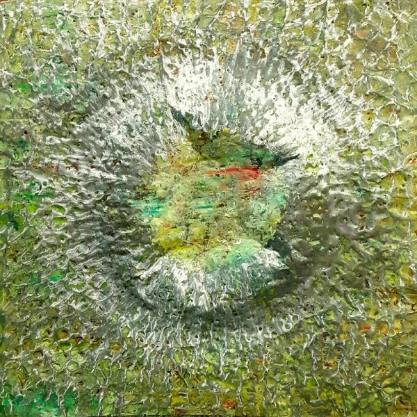 Visible Sound(Crater 2)_120x120x5cm_Mixed media on aluminum_2019.jpg