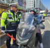 세종남부경찰, 이륜차 법규위반 집중 합동단속