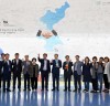 2019 광주세계수영선수권대회 북한선수단 참가 기원, 시민참여 대형 현수막 전시